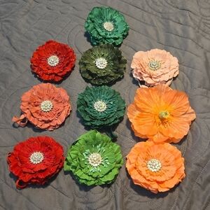 Lot Of 10 Tieks Flowers
